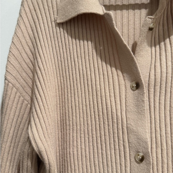 Sincerely, Jules Ribbed Button-Up Sweater - Picture 2 of 3